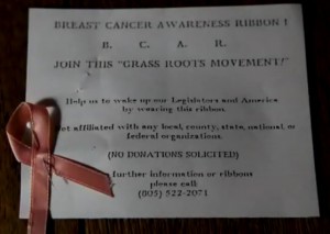 Charlotte Haley Breast Cancer Ribbon