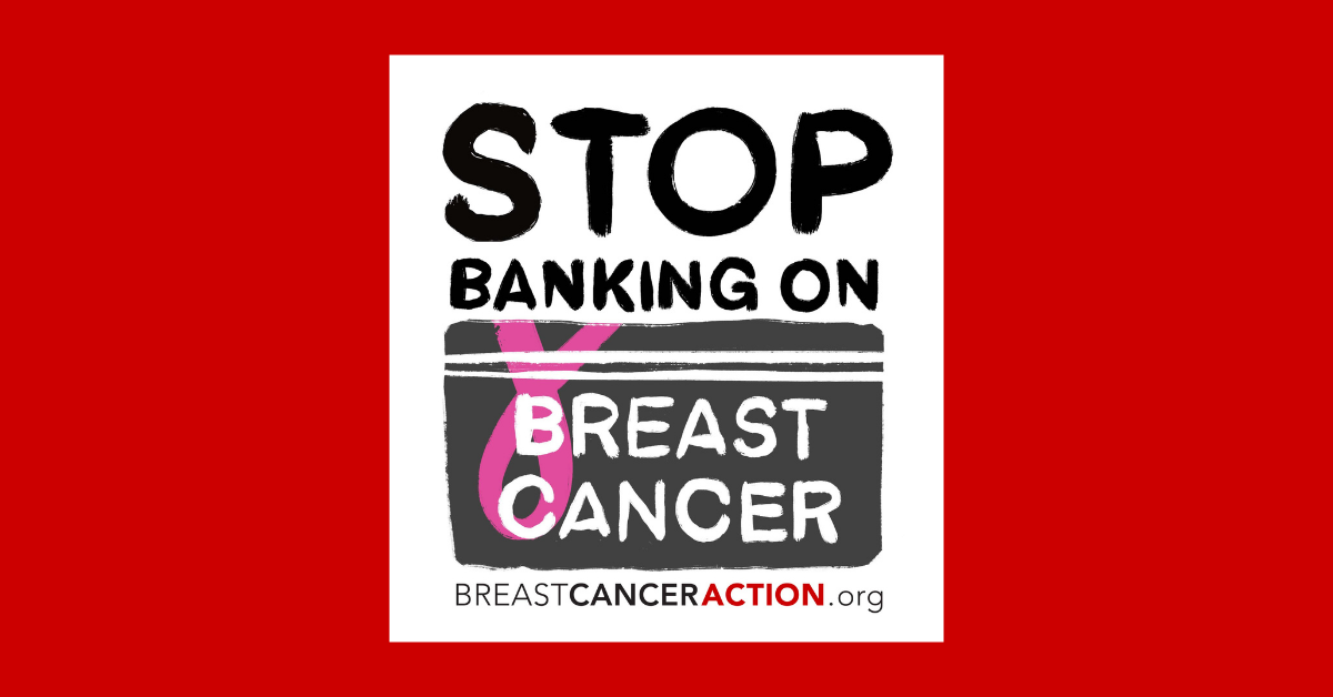 Stop Banking on Breast Cancer Logo